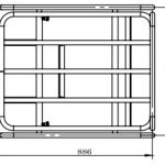 Cevni okvir EWB150-100LTR