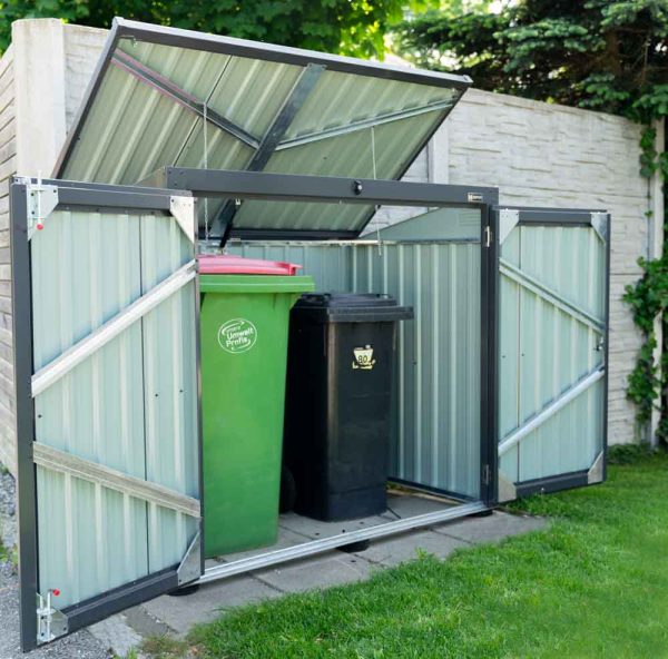 Zabojnik za 2 smetiščni kanti 2 x 240 l ZI-MTB2