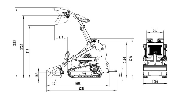 Mini kompaktni nakladalnik ZI-MKL720